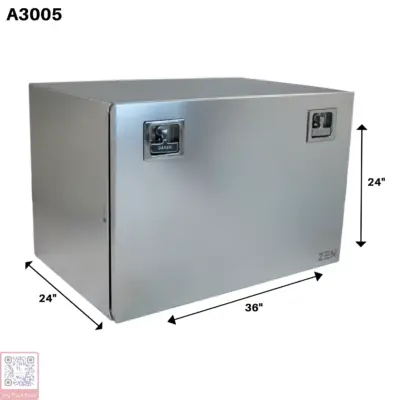 HQ Daken Aluminum Tool Box sku A3005 36X24X24