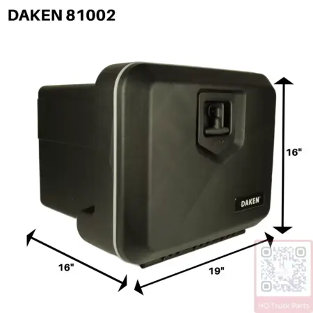 HQ Daken Underbody truck Poly Tool Box 19x16x16inches, sku 81002
