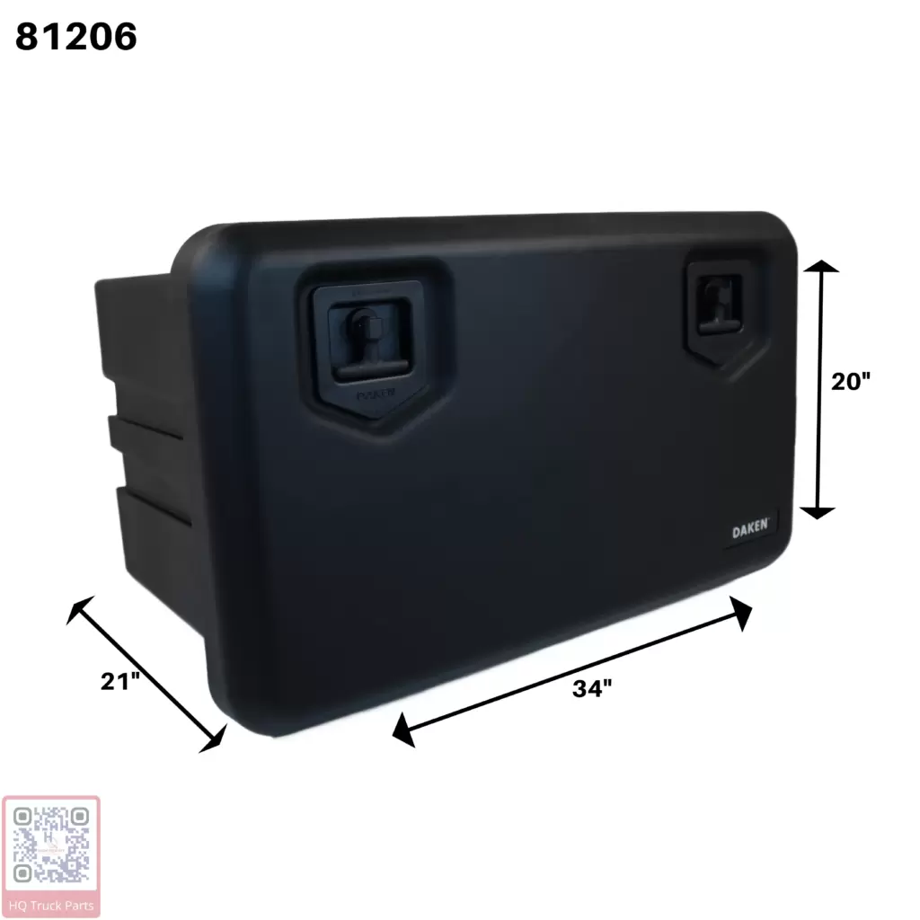 HQ Daken Poly Tool Box sku 81206 34X21X20 Arka