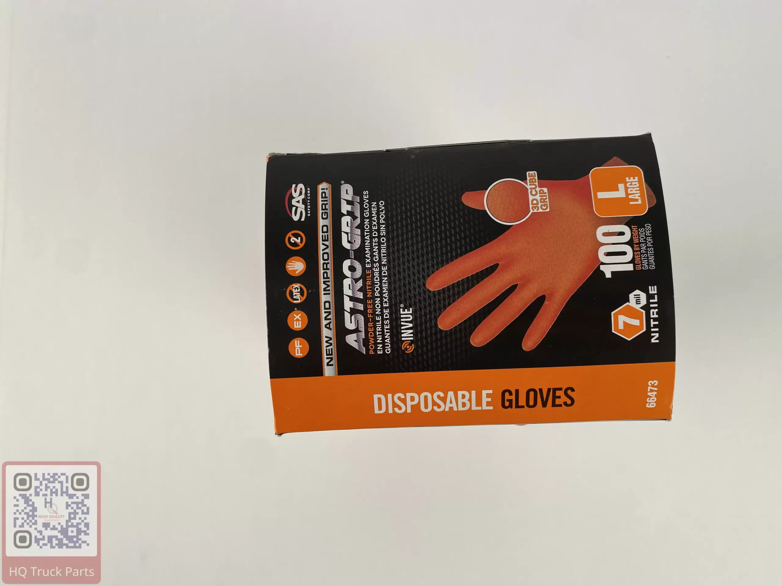 SAS Astro Grip Powder Free Exam Grade Nitrile Gloves - Clarey's