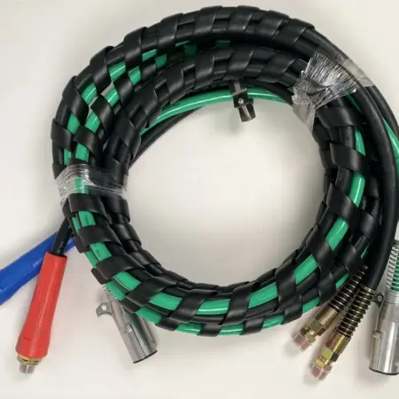 HQ 3-in-1 Semi Truck & Trailer Air Lines and power line in one cable.