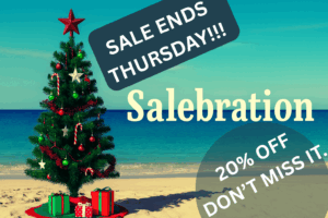 HQ is celebrating Christmas in July. 20% off all store items. Sale ends July 31st.